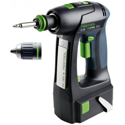 Festool Akušroubovák C 15 Li 5,2-Plus Vrtání a šroubování