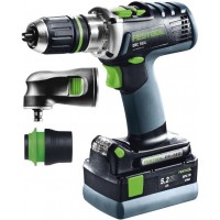 Festool Akušroubovák DRC 18/4 Li 5,2-Set QUADRIVE Vrtání a šroubování