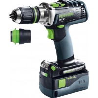 Festool Akušroubovák DRC 18/4 Li 5,2-Plus QUADRIVE Vrtání a šroubování