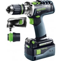 Festool Akušroubovák DRC 18/4 Li 5,2-Set QUADRIVE Vrtání a šroubování