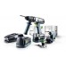 Festool Akumulátorový příklepový vrtací šroubovák PDC 18/4 Li 5,2-Set QUADRIVE Vrtání a šroubování