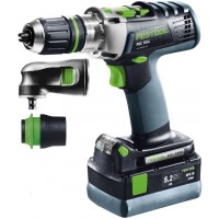 Festool Akumulátorový příklepový vrtací šroubovák PDC 18/4 Li 5,2-Set QUADRIVE Vrtání a šroubování