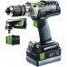 Festool Akumulátorový příklepový vrtací šroubovák PDC 18/4 Li 5,2-Set QUADRIVE Vrtání a šroubování