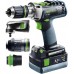 Festool Akumulátorový příklepový vrtací šroubovák PDC 18/4 Li 5,2-Set XL QUADRIVE Vrtání a šroubování