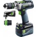 Festool Akumulátorový příklepový vrtací šroubovák PDC 18/4 Li 5,2-Set QUADRIVE Vrtání a šroubování