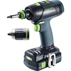 Festool Akušroubovák T 18+3 Li 3,1-Compact Vrtání a šroubování