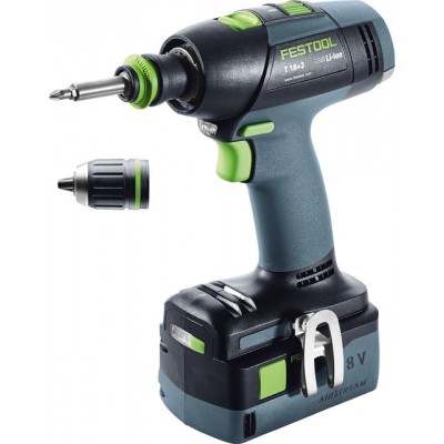 Festool Akušroubovák T 18+3 Li 5,2-Plus Vrtání a šroubování