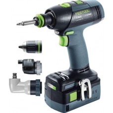 Festool Akušroubovák T 18+3 Li 5,2-Set Vrtání a šroubování