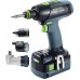 Festool Akušroubovák T 18+3 Li 5,2-Set Vrtání a šroubování