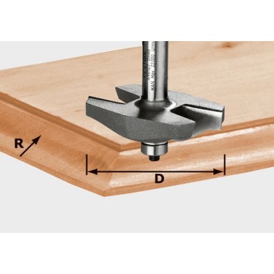 Festool Zplošťovací fréza HW, stopka 12 mm HW S12 D67 x D12 Frézovací nástroje