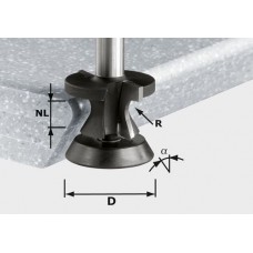 Festool Zaoblovací / fazetová fréza HW stopka 12 mm HW R6,35/30° ss S12 Stopkové frézy - D12mm pro obrábění polymerových materiálů