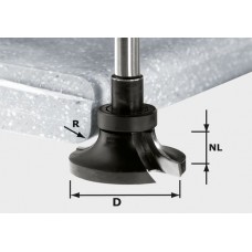 Festool Zaoblovací fréza HW stopka 12 mm HW R12.7/D57.4BN ss S12 Stopkové frézy - D12mm pro obrábění polymerových materiálů