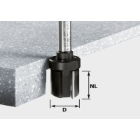 Festool Falcovací fréza HW stopka 12 mm HW D28/25 ss S12 Stopkové frézy - D12mm pro obrábění polymerových materiálů