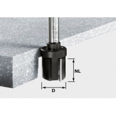 Festool Falcovací fréza HW stopka 12 mm HW D28/25 ss S12 Stopkové frézy - D12mm pro obrábění polymerových materiálů