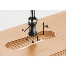 Festool Fréza na vnitřní držadla HW, stopka 8 mm HW S8 R16/NL32 Frézovací nástroje