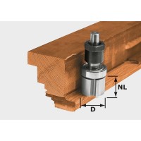Festool Polodrážkovací fréza HW D30x21/KL Příslušenství pro sklenářskou frézku