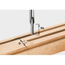 Festool Drážková fréza HS, stopka 8 mm HS S8 D 3/8 Frézovací nástroje