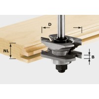 Festool Fréza na profil drážky HW, stopka 8 mm HW S8 D46 x D12-NT Frézovací nástroje