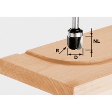 Festool Žlábková fréza HW, stopka 8 mm HW S8 R6,4 KL Frézovací nástroje