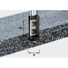 Festool Lícovací fréza s výměnnými břity HW, stopka 12 mm HW S12 D21/30WM Stopkové frézy - D12mm pro obrábění polymerových materiálů