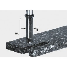 Festool Drážkovací fréza s výměnnými břity HW, stopka 12 mm HW S12 D14/45 WM Stopkové frézy - D12mm pro obrábění polymerových materiálů