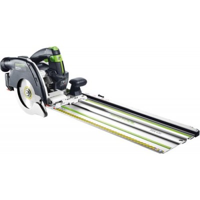 Festool Akumulátorová okružní pila HKC 55 Li 5,2 EB-Set-FSK420 Řezání