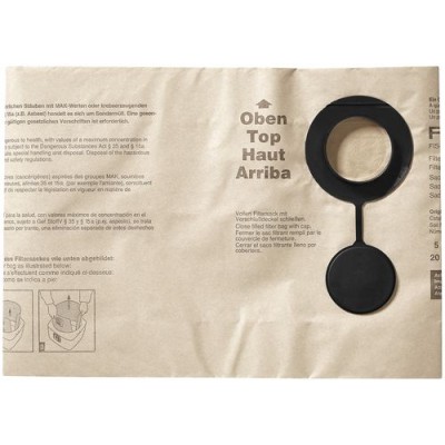 Festool Dvouvrstvý filtrační vak, schválený podle BIA FIS-SR 5/6 /5 Odsávání