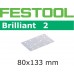Festool Brusný papír STF 80x133 P40 BR2/10 Brusivo pro vibrační brusky 