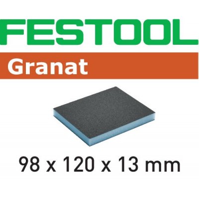 Festool Brusná houba 98x120x13 220 GR/6 Špalíky pro ruční broušení a brusivo pro ruční broušení