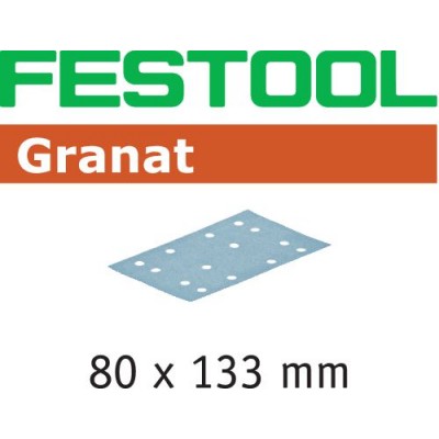 Festool Brusný papír STF 80x133 P220 GR/100 Brusivo pro vibrační brusky 