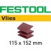 Festool Brusné kotouče vlies 115x152 FN 320 VL/30 Špalíky pro ruční broušení a brusivo pro ruční broušení